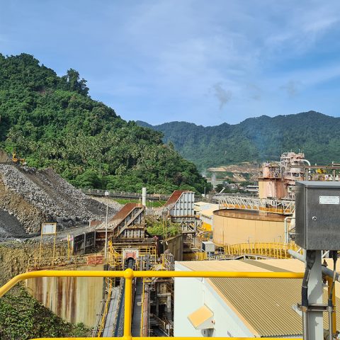 Lihir Metallurgical Plant (view from HGO Mills area)